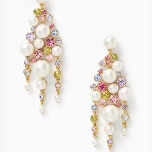 Kate Spade Pearl Caviar Statement Earrings
